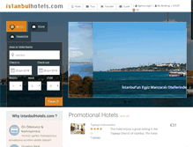 Tablet Screenshot of istanbulhotels.com