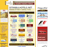 Tablet Screenshot of istanbulhotels.net